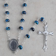 Glass beads rosary